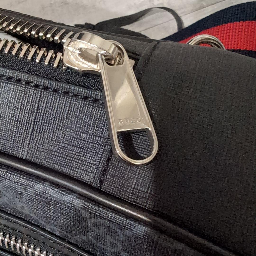 本日最終お値下げ☆GGブラック超美品ボディバッグ