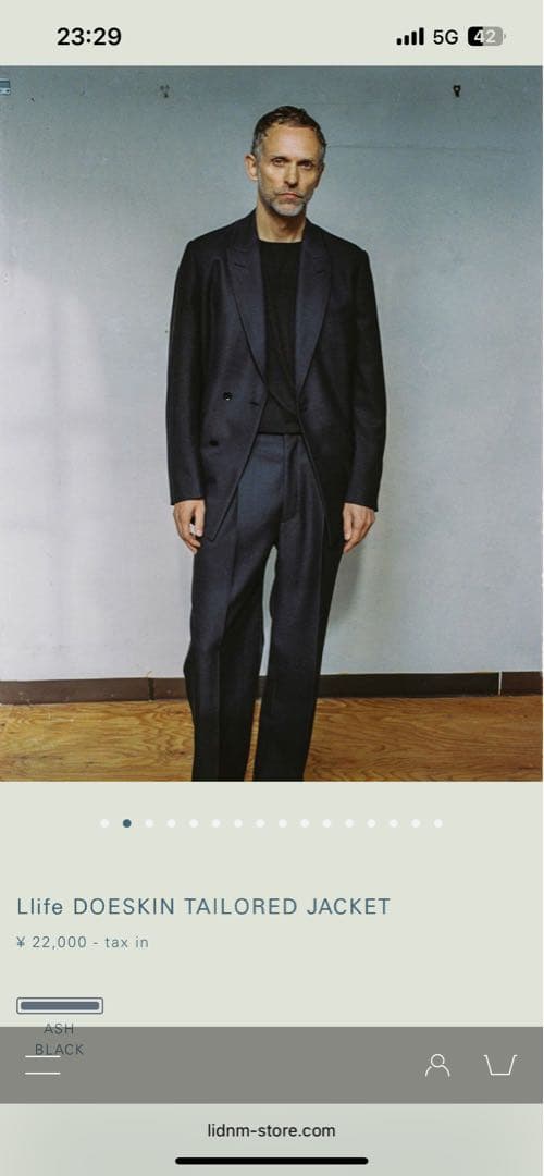 スーツ Llife DOESKIN TAILORED JACKET PANTS