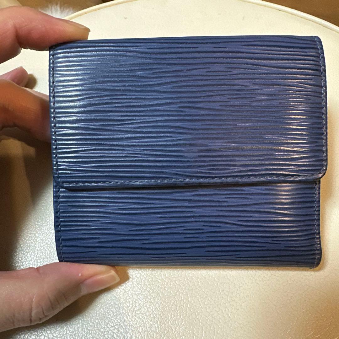 Louis Vuitton ブルー二つ折り財布