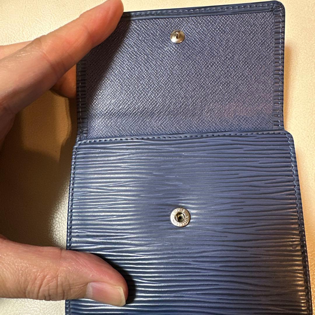 Louis Vuitton ブルー二つ折り財布