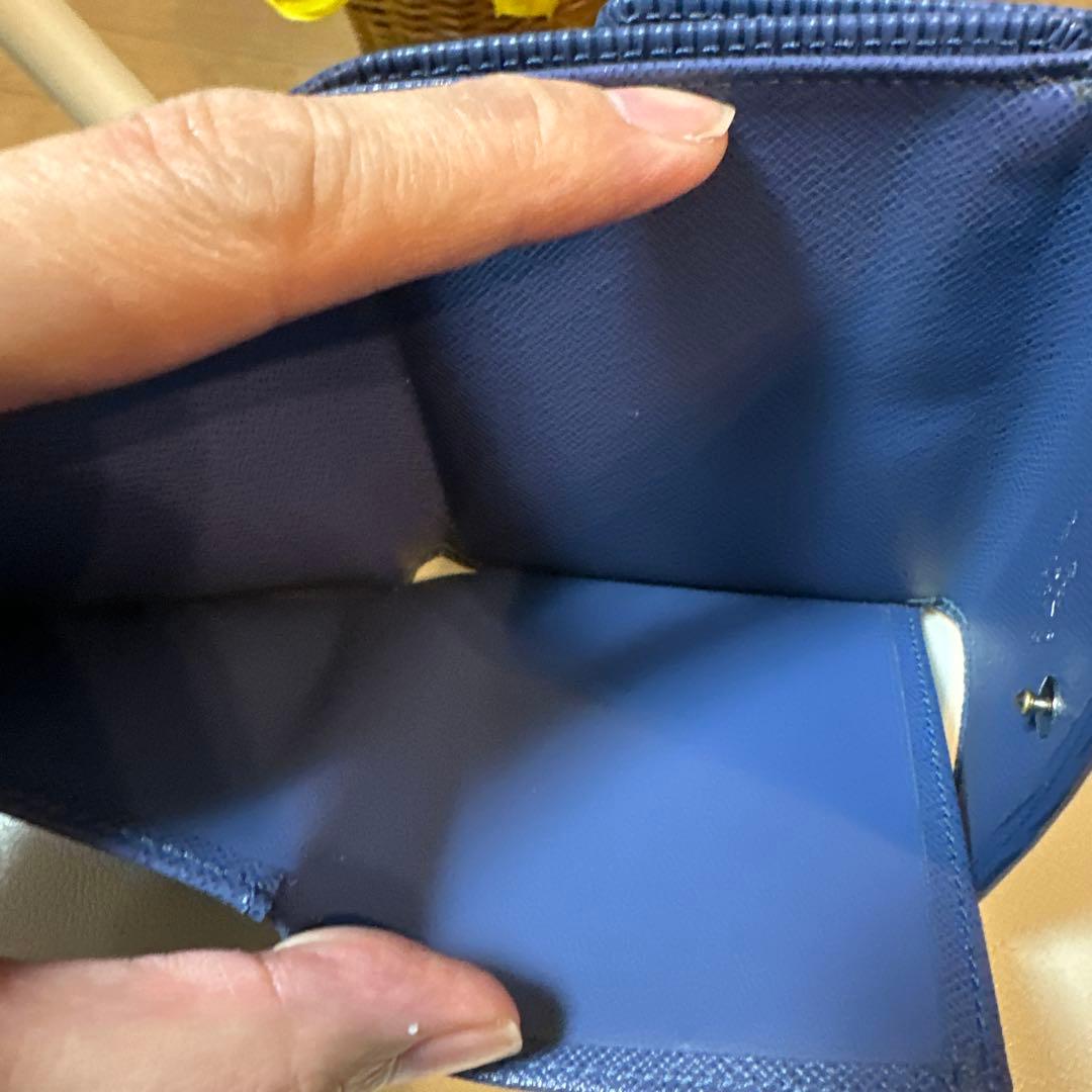 Louis Vuitton ブルー二つ折り財布
