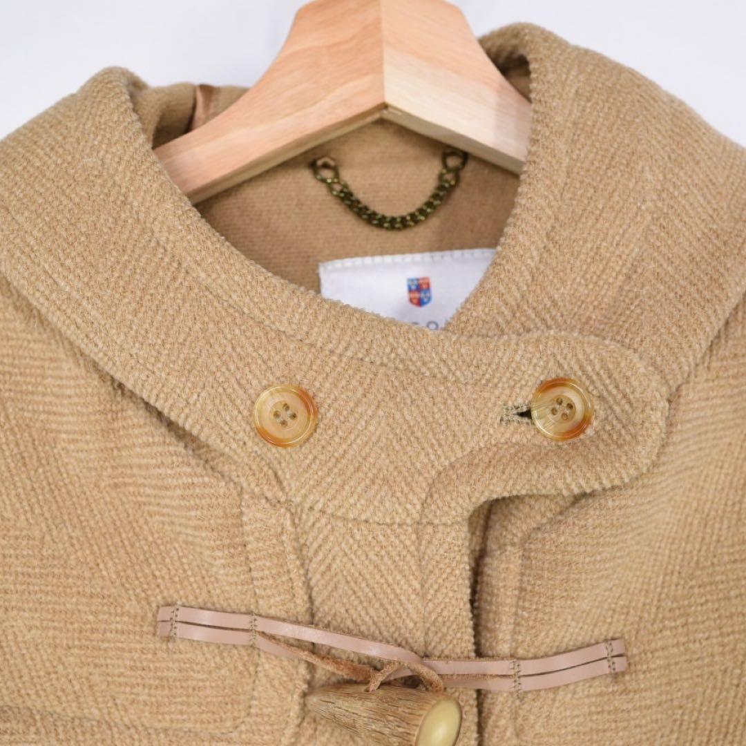 モンゴメリー　ロング ダッフルコート　ヘリンボーン