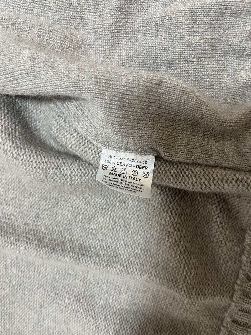 FEDEL ニット革ブルゾン カシミヤイタリア製