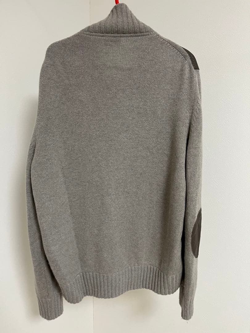 FEDEL ニット革ブルゾン カシミヤイタリア製