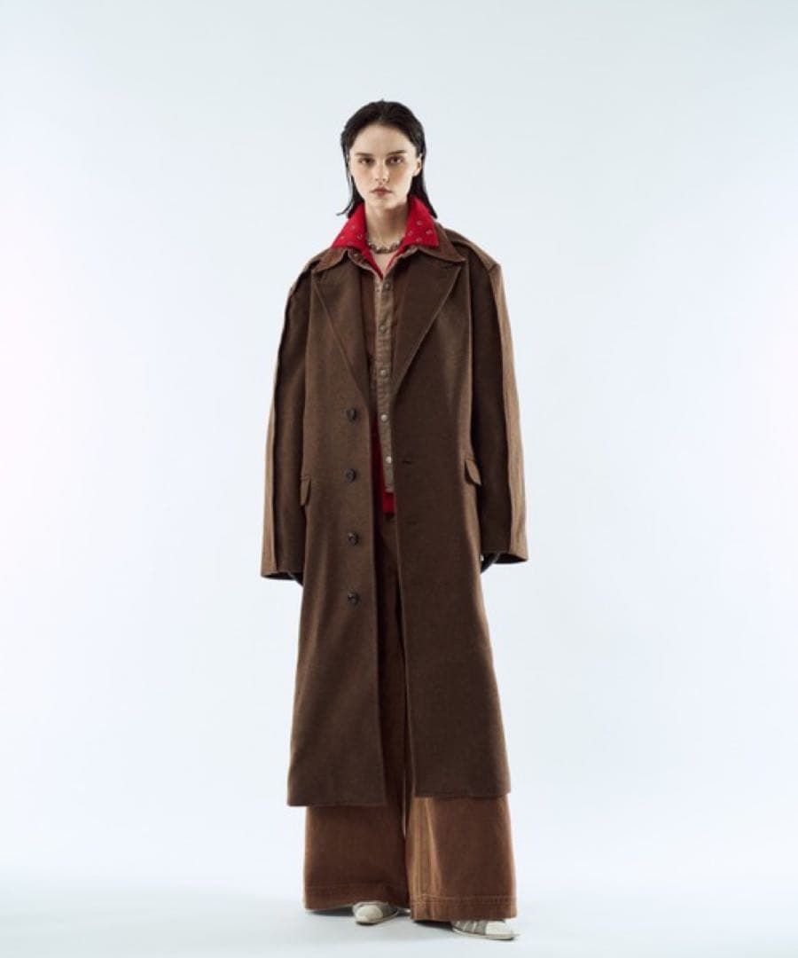 seyto アウトシームラインロングコート Outseam line coat - メルカリ