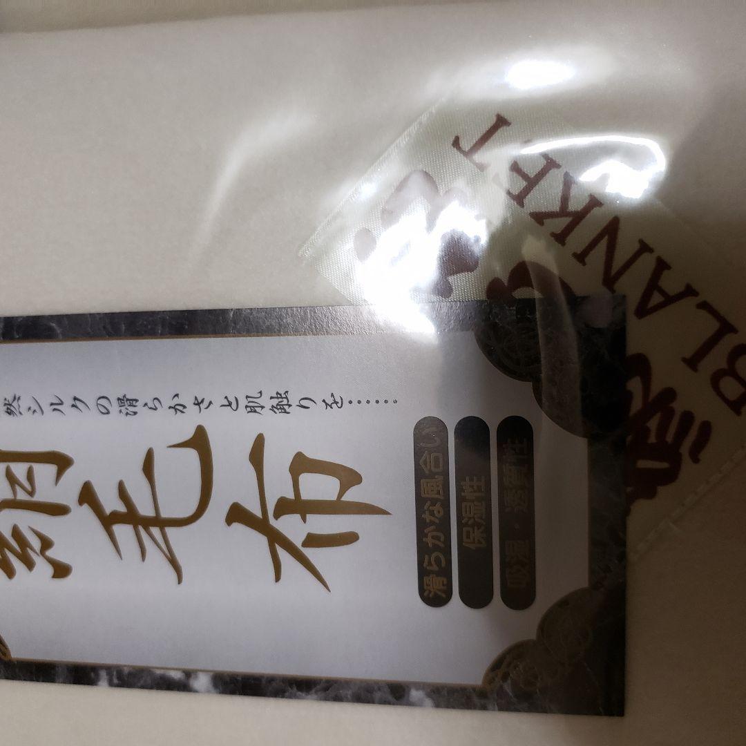 E'S 天然シルク100％　毛布