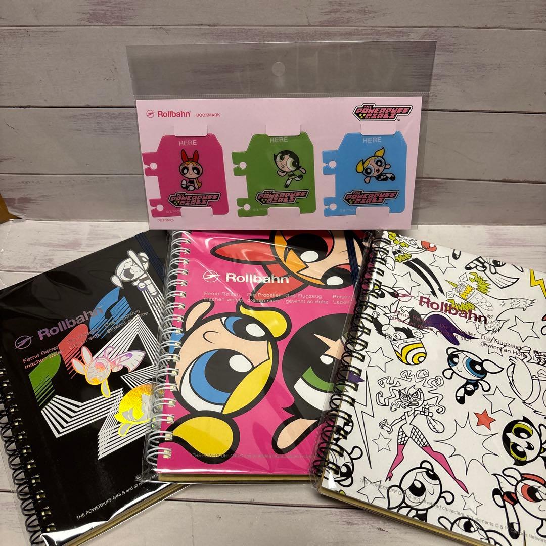 ロルバーン パワーパフガールズ メモL A B C ピンク 白 黒