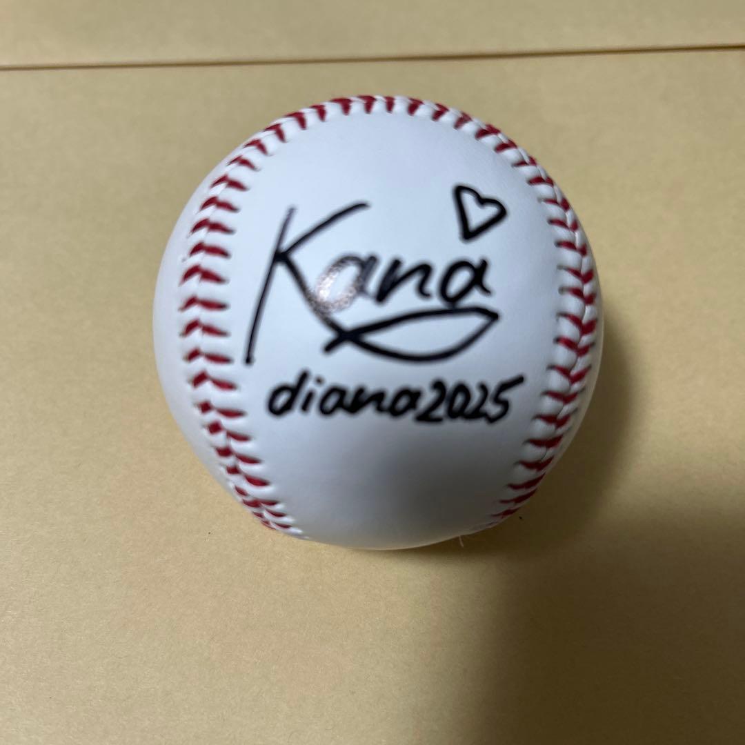 横浜DeNAベイスターズ diana 直筆サインボール 2025 kana - メルカリ