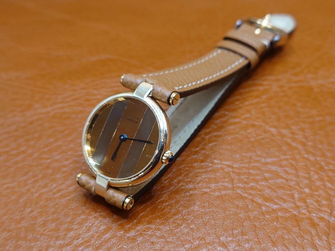 Cartier（カルティエ）マストヴァンドーム/ヴェルメイユ/ストライプダイヤル