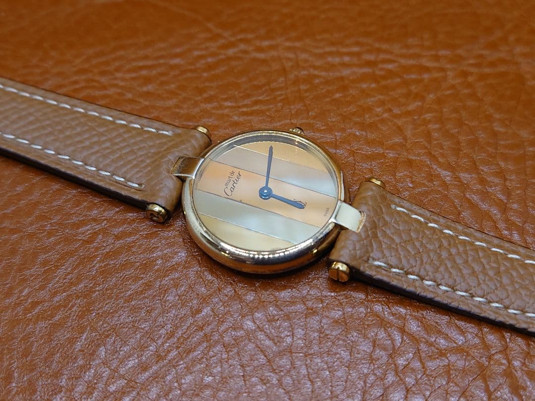 Cartier（カルティエ）マストヴァンドーム/ヴェルメイユ/ストライプダイヤル