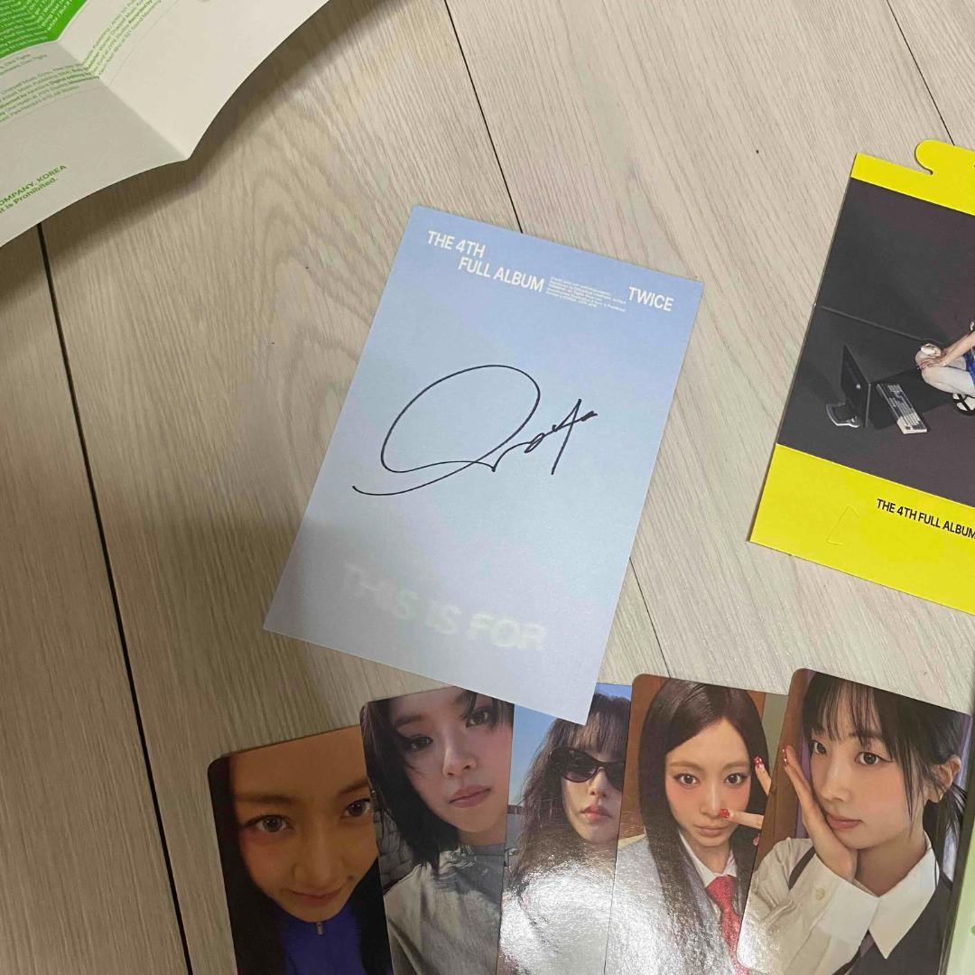 日本未発売 TWICE THIS IS FOR アメリカ限定版 直筆サイン入り - メルカリ