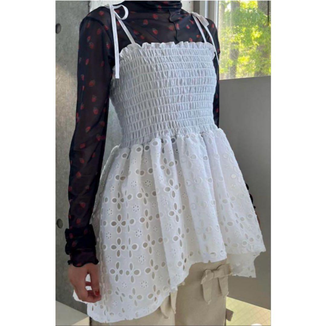 poppy あさぎーにょ コットンレースボリュームキャミ - メルカリ