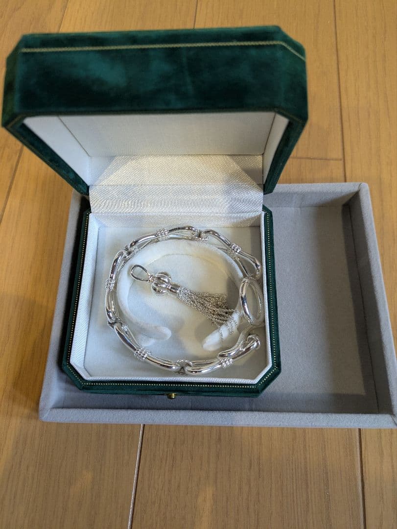 Santaku シルバーチェーンブレスレット - メルカリ