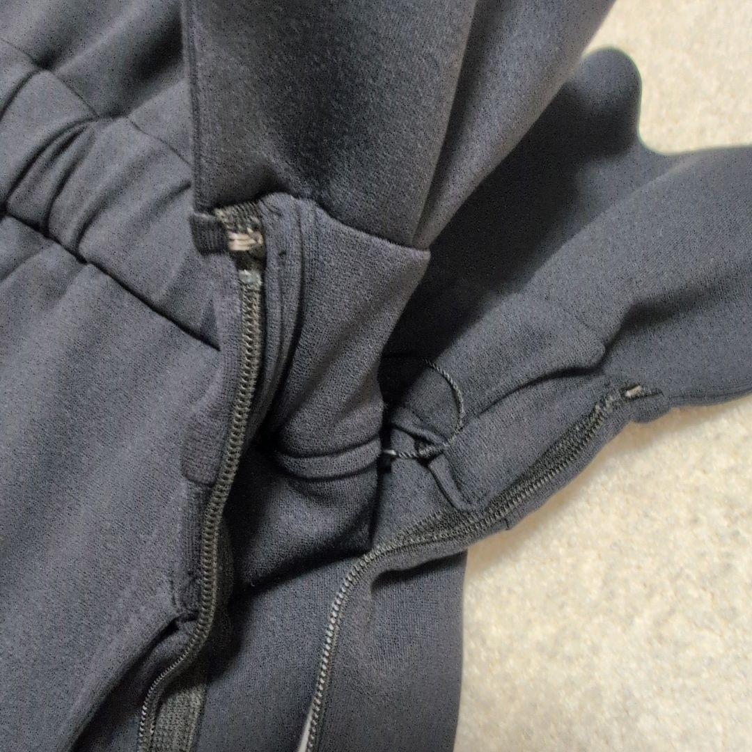 未使用タグ付✦OHGA サロペット M センタープレス テーパード 3way