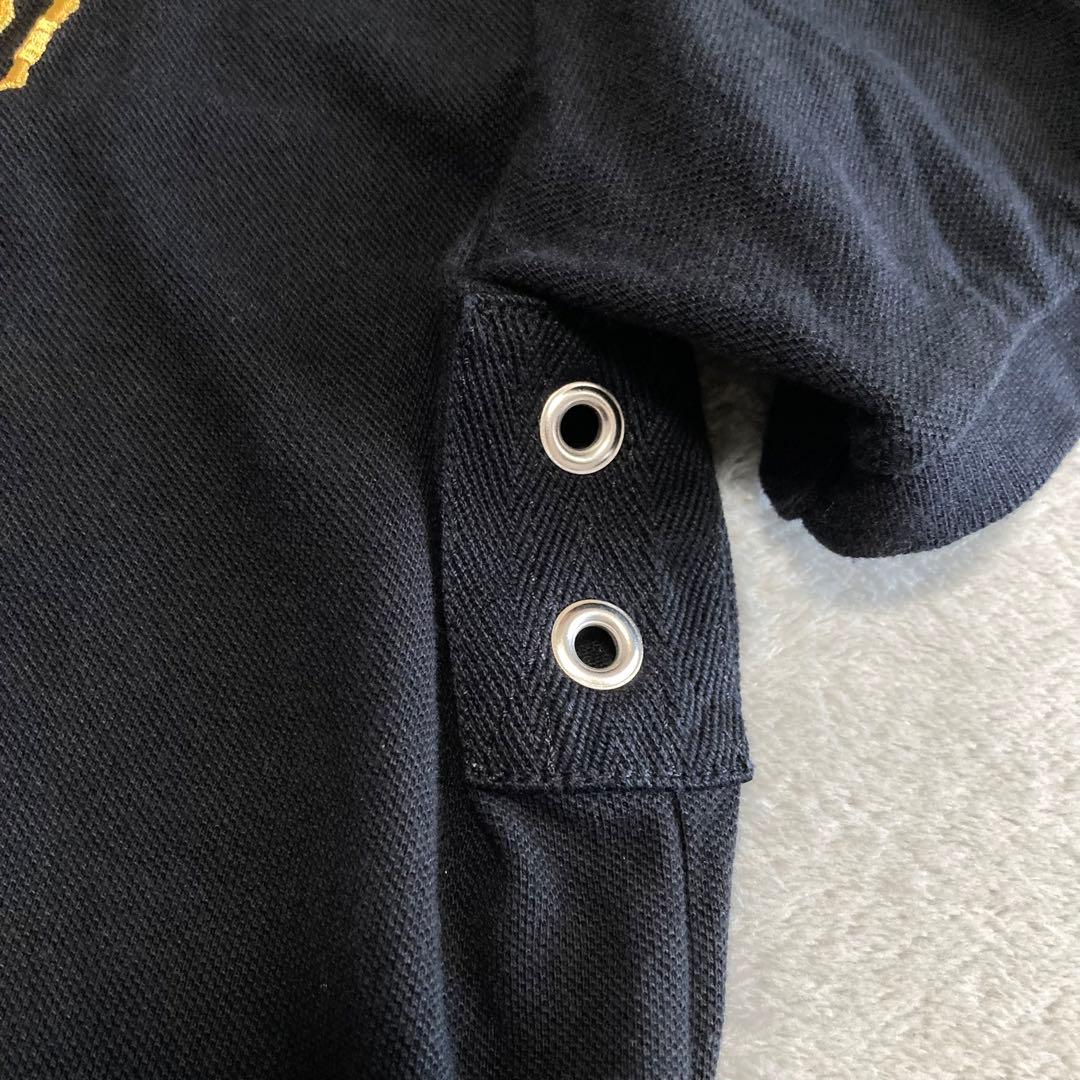 ポロラルフローレン 鹿の子 半袖ポロシャツ ドバイ ビッグポニー 金