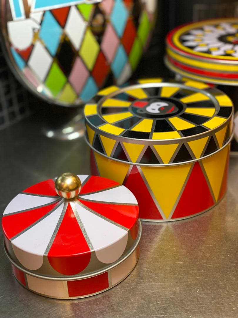 2日間限定価格 アレッシィALESSI ブリキの箱3個セット - メルカリ