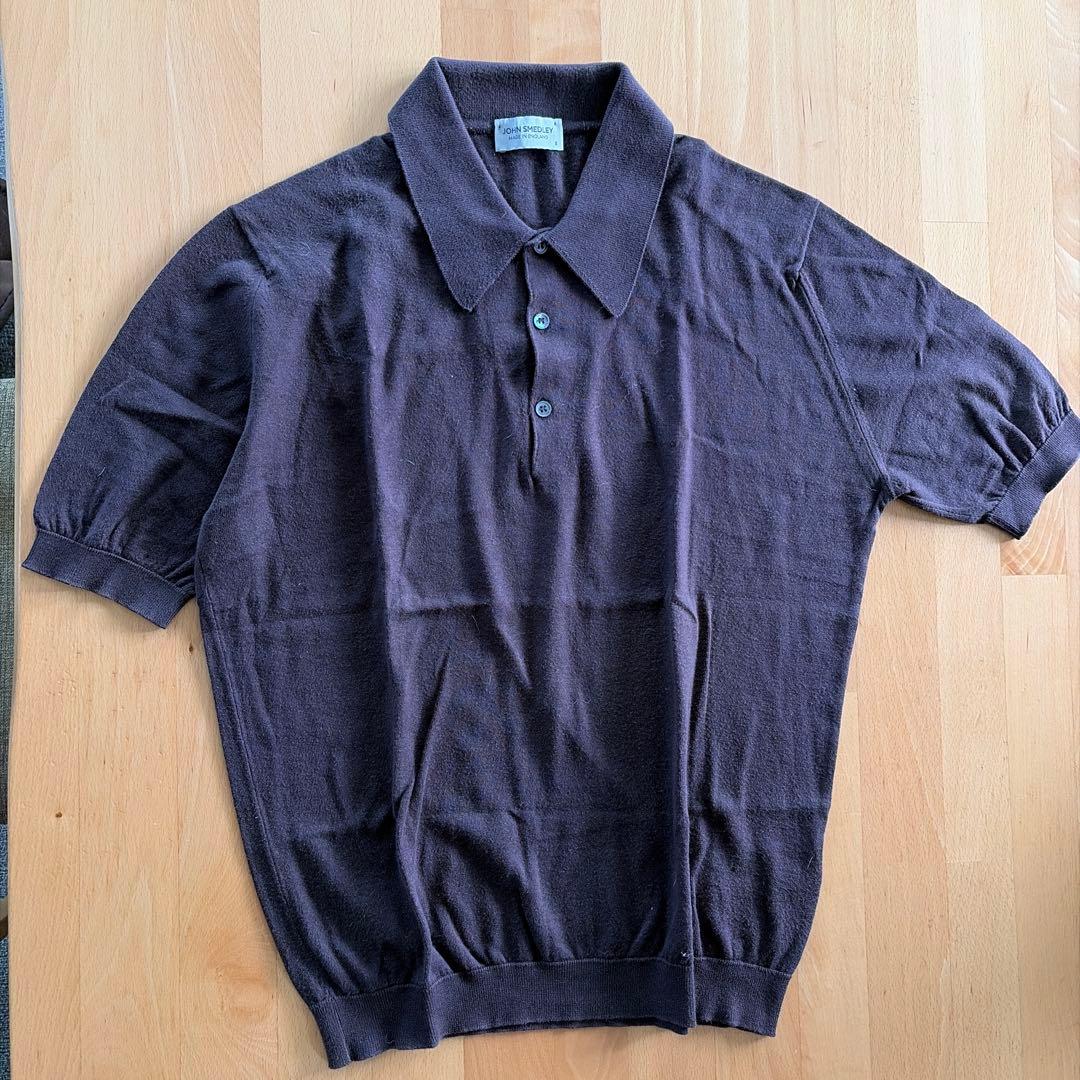 JOHN SMEDLEY ニットポロ シーアイランドコットン - メルカリ