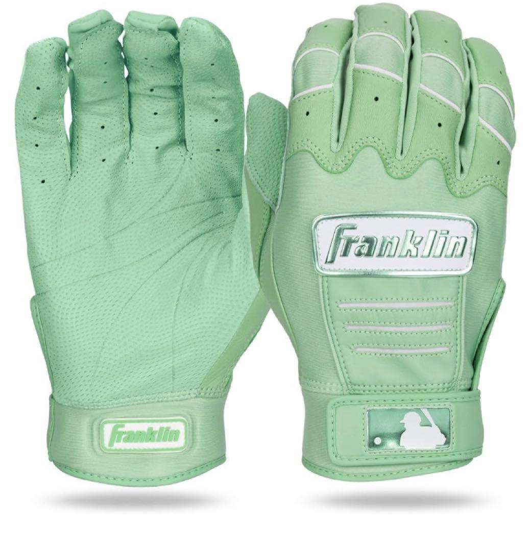 野球 フランクリン バッティング手袋 Sサイズ ミント 本革 - メルカリ