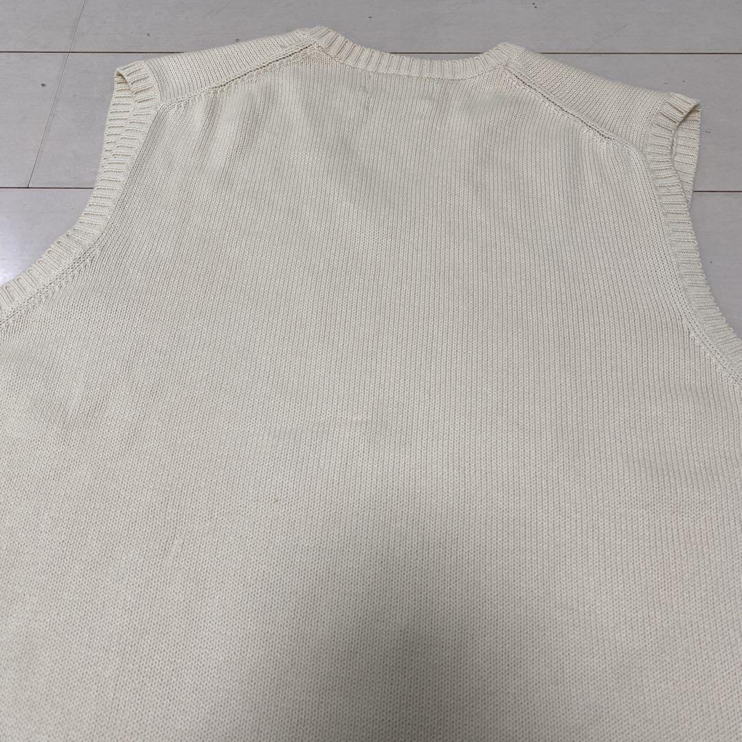 美品 ポロラルフローレン ビームス別注 ニットベスト コットン ポニー