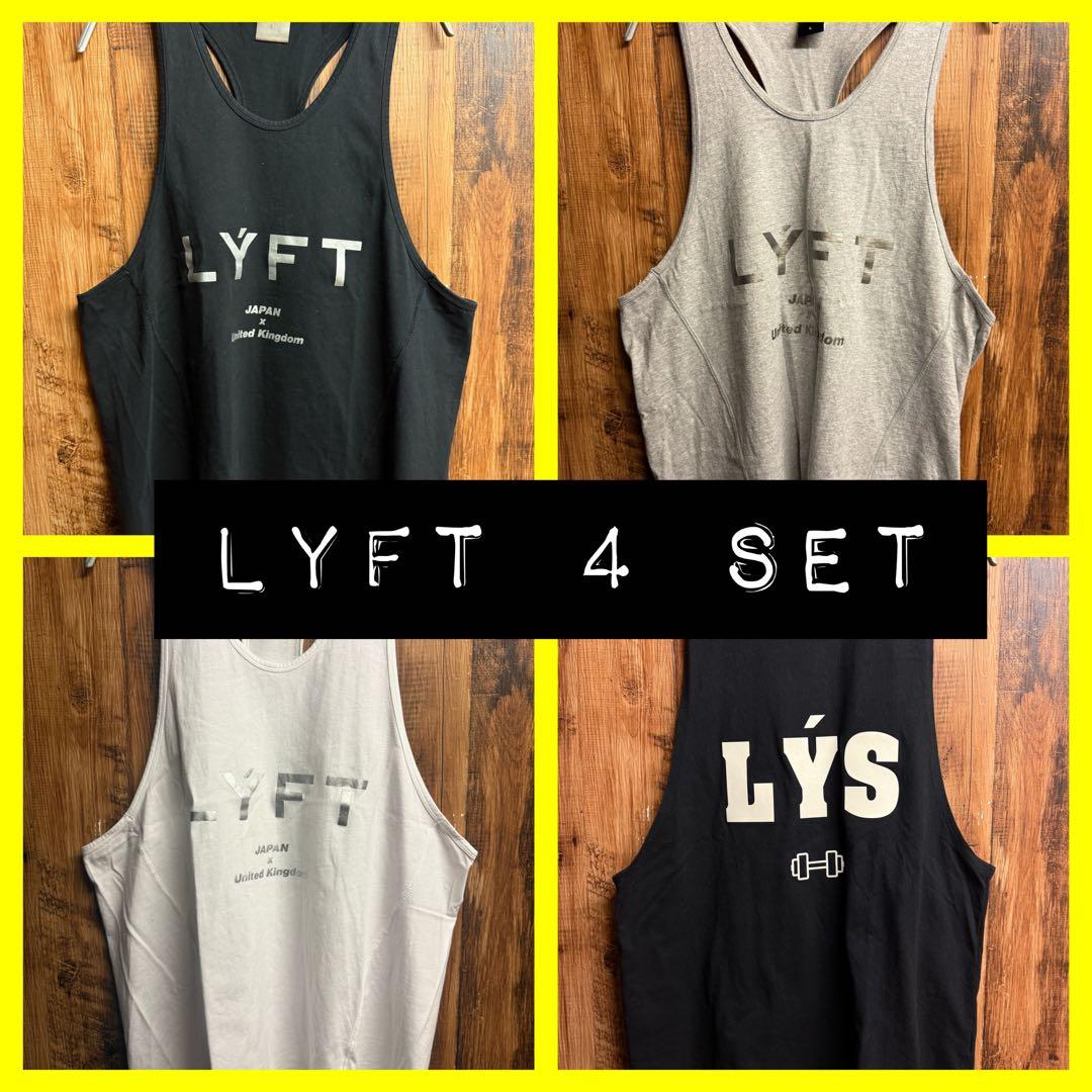 LYFT タンクトップ リフト ノースリーブ4枚セット lift tシャツ - メルカリ