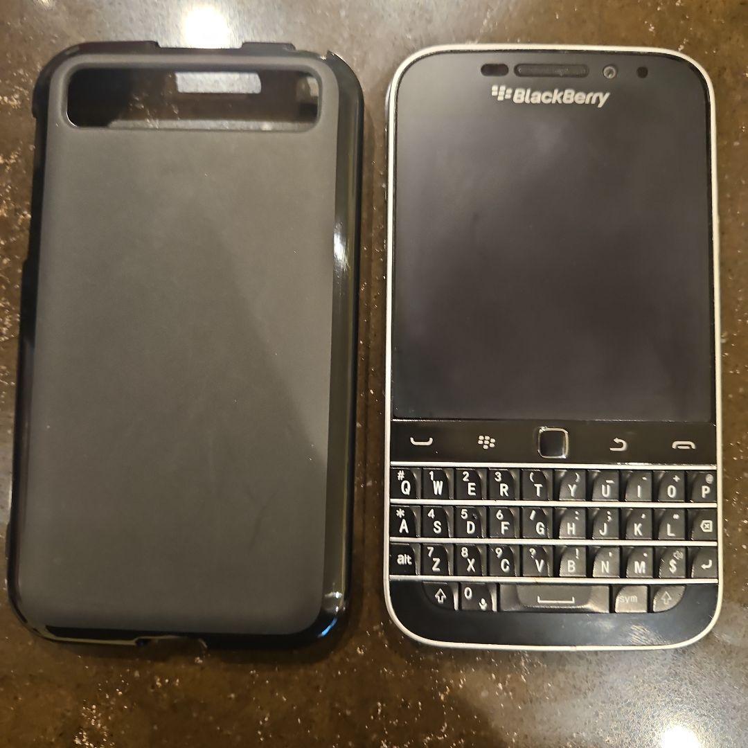 BlackBerry-Q25 zinwa Android14 ブラックケース付 - メルカリ