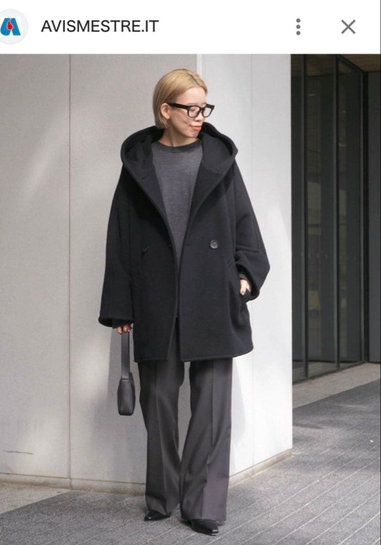 AP STUDIO モッサオーバーフーディーコート グレー サイズ38 - メルカリ