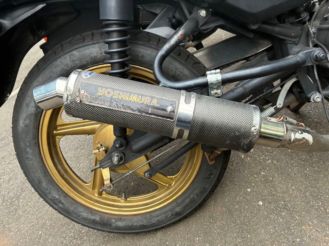 180sx様専用 エイプ100 ヨシムラ チタンマフラー YB125SPにて使用