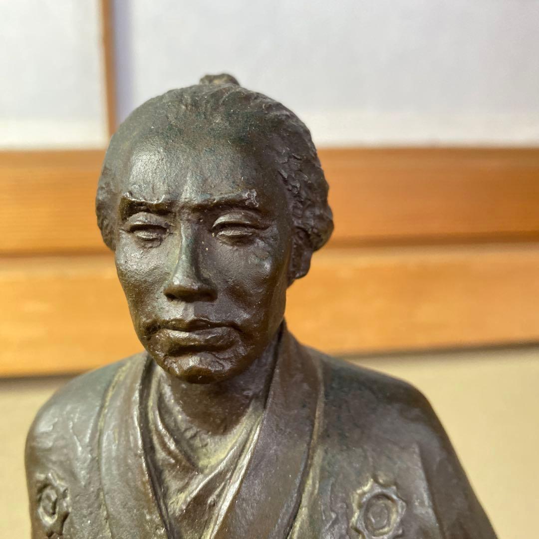 専用　喜多敏勝作　銅器　坂本龍馬像　31cm9cm12.5acm