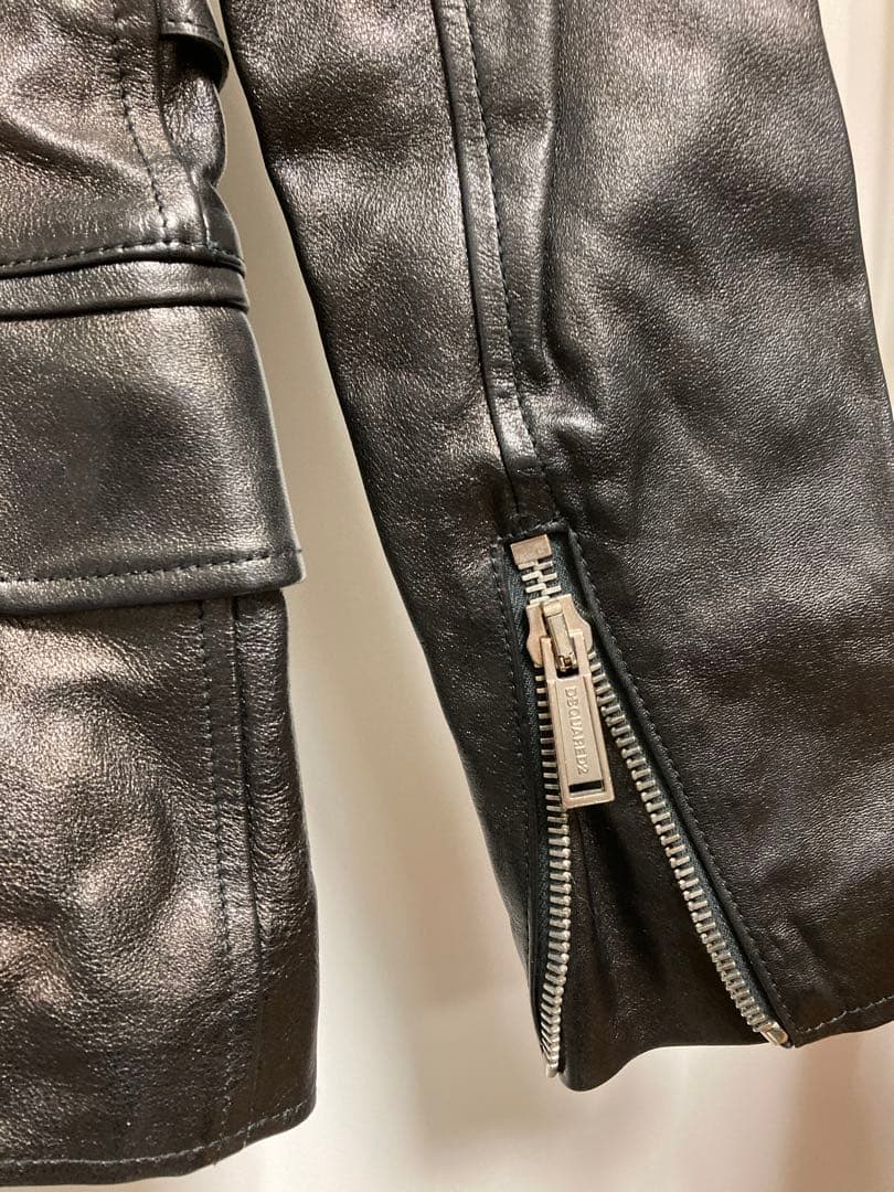 DSQUARED2 ディースクエアード ダウンライダース ブラック 36|mercari