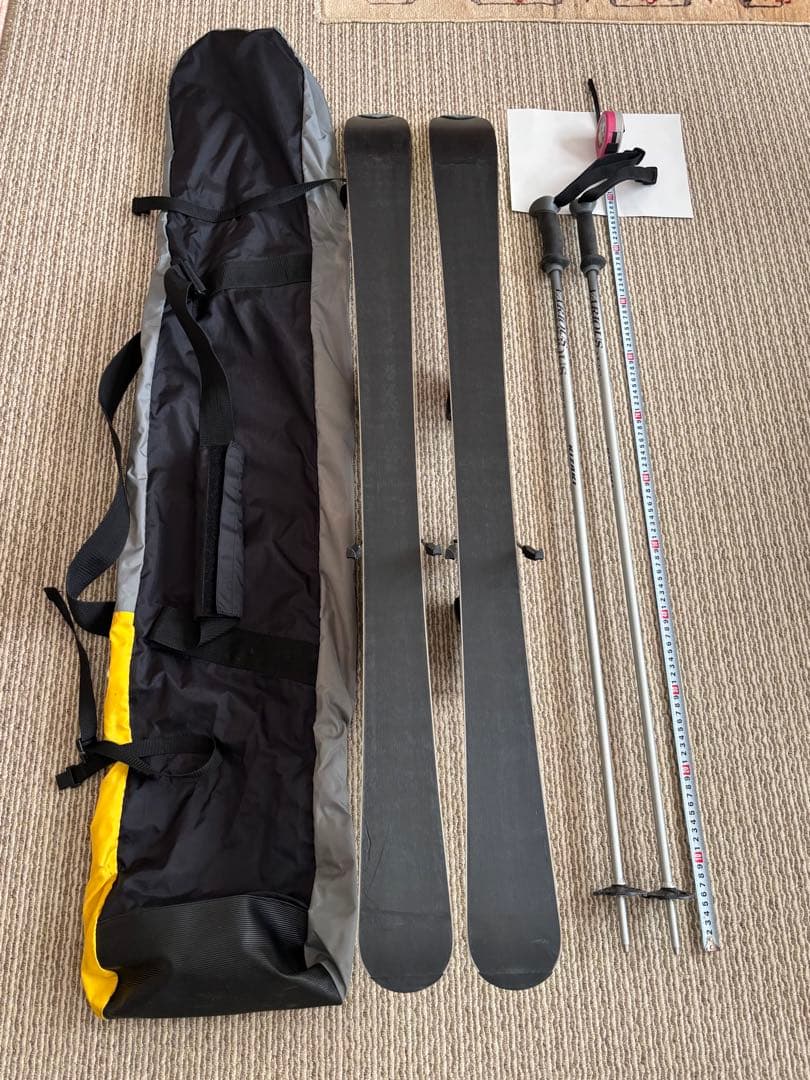 SALOMON VEスキー板（ビンディング付）・キザキストック・収納ケース