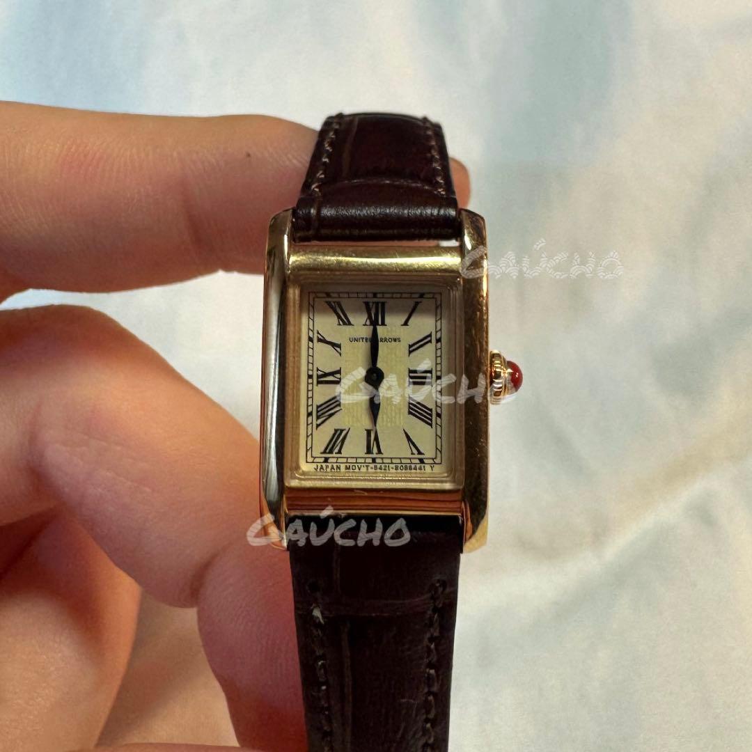 新品電池】united arrowsレクタンギュラー スクエア tank 美品 - メルカリ