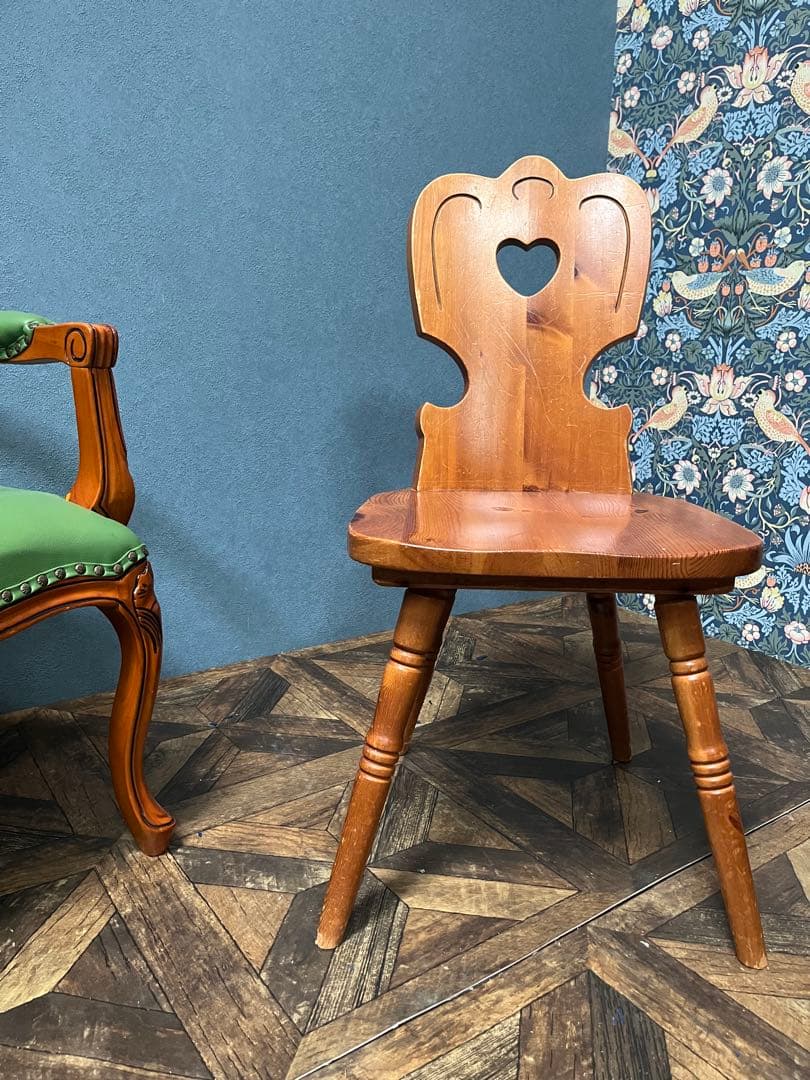 ビンテージダイニングチェアカフェチェア剥離加工no3 ヴィンテージ