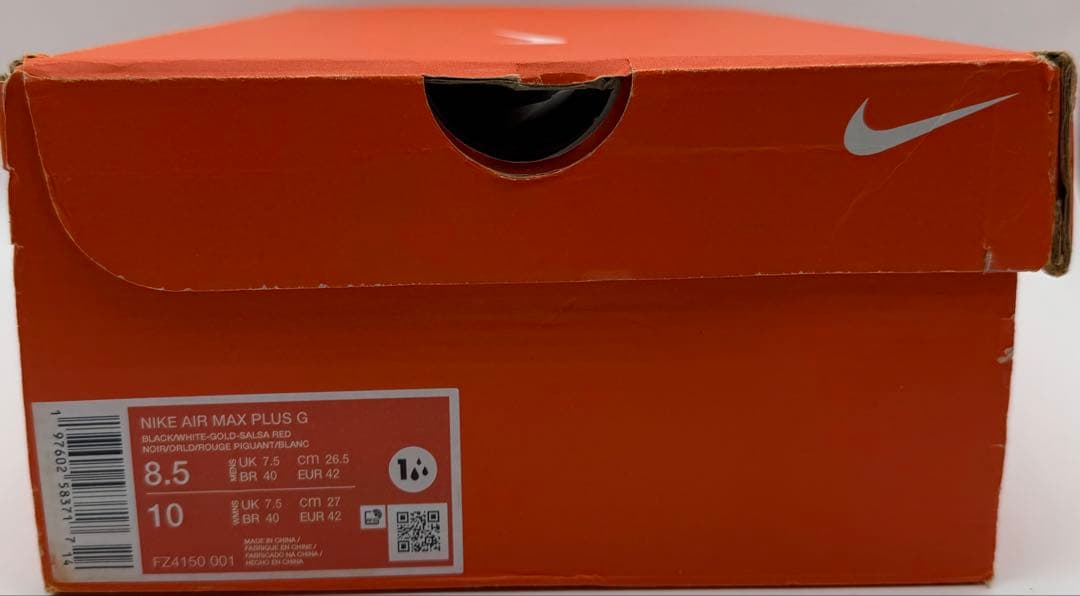 ナイキ AIR MAX PLUS G エアマックスプラス ゴルフ 26.5cm