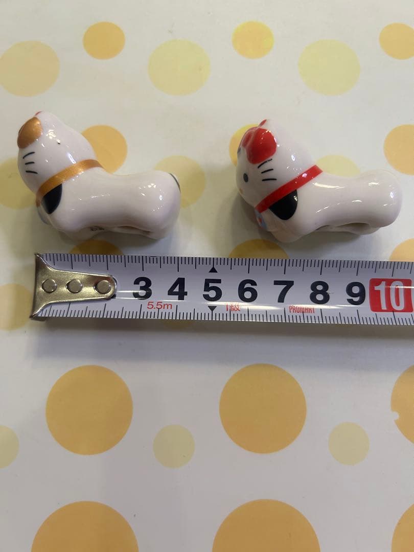 ハローキティ 箸置き 2個セット 陶器製 サンリオ レトロ - メルカリ