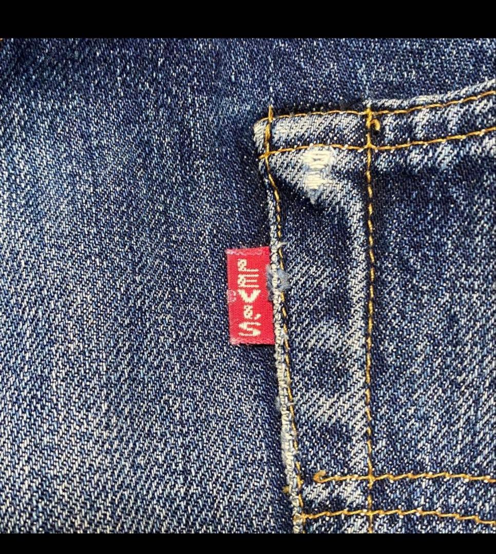 90s LEVI'S リーバイス 201XX デニムパンツ 鬼ヒゲ バレンシア製