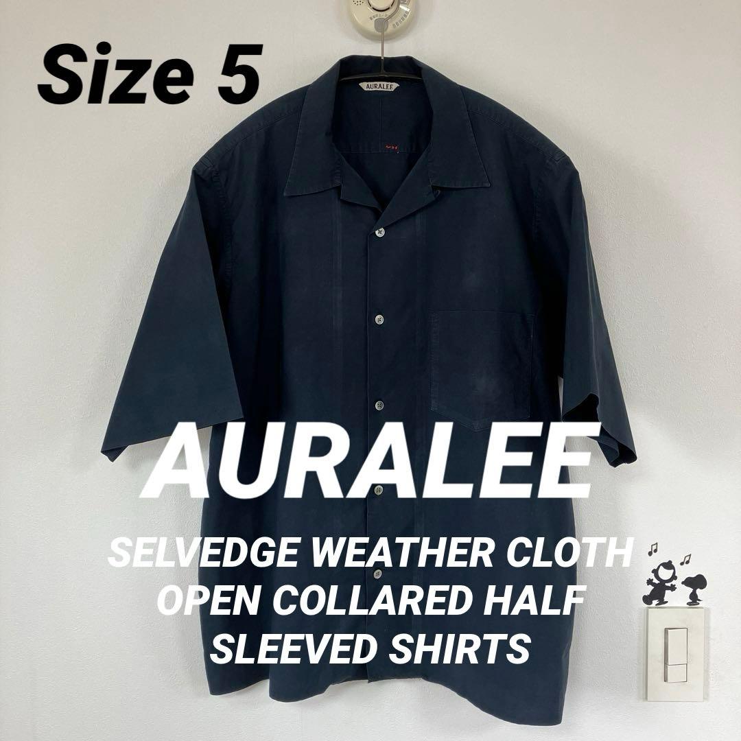 オーラリー AURALEE セルビッチウェザークロスシャツ シャツ4
