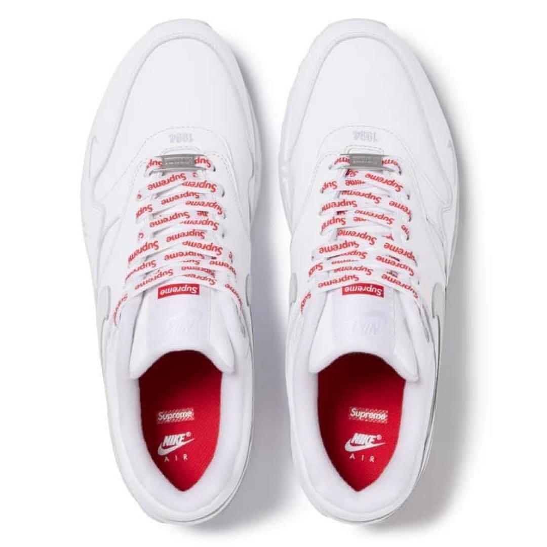Nike Air Max 1 Supreme ホワイト FIRST LOOK: Supreme x Nike Air Max 1 