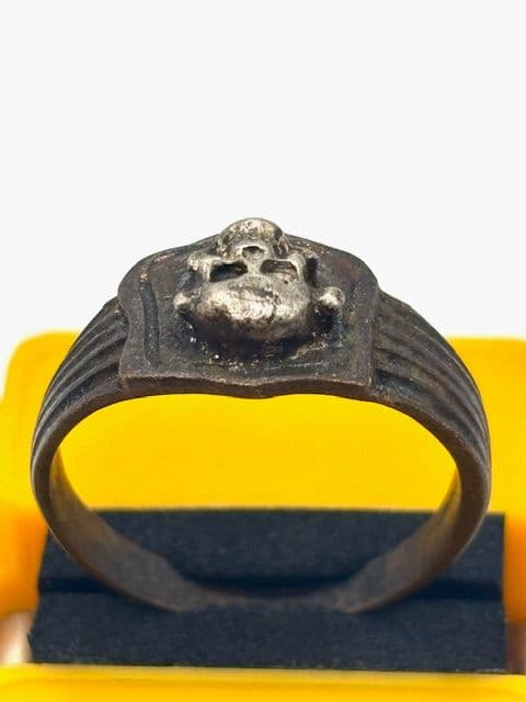 1939's～☆ドイツ国防軍陸軍☆Skull Bone Ring☆ WW2 - メルカリ