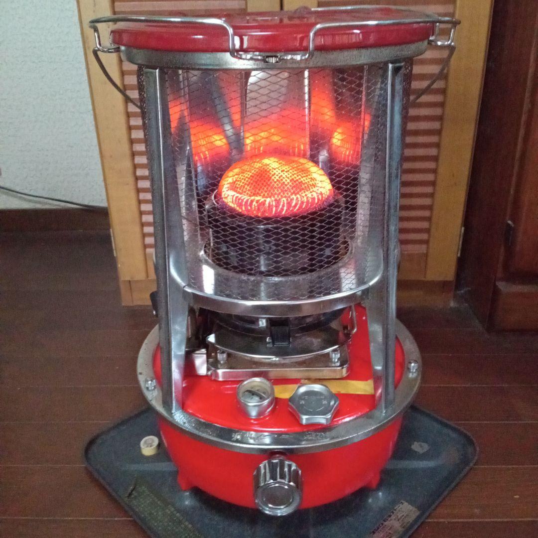 フジカ石油ストーブ KSP−1 ペット赤フジカ 昭和レトロ 反射板付き