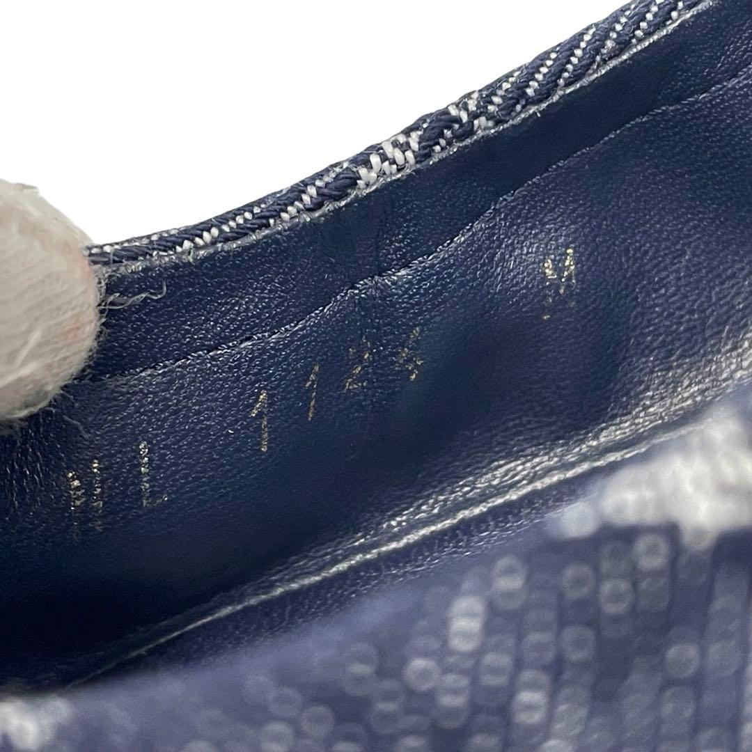 《超美品》ルイヴィトン フラット バレエシューズ パンプス モノグラム デニム