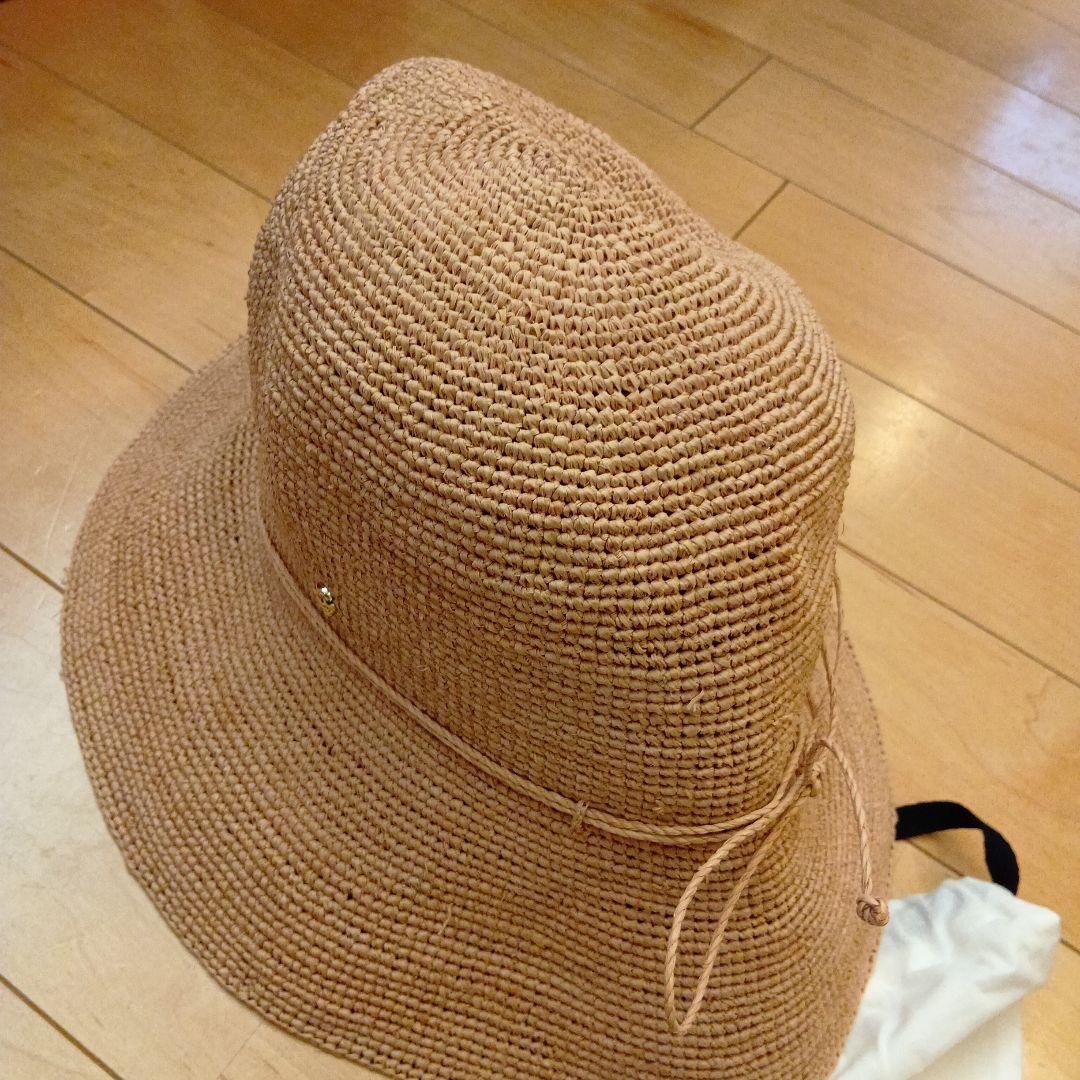 新品タグ付 ヘレンカミンスキー 麦わら帽子 ベージュ villa9 ヌガー