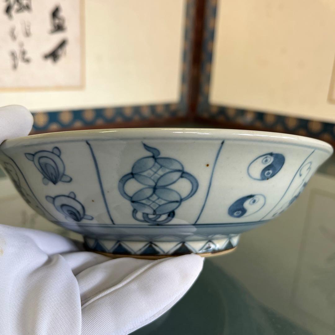 佐藤走波67才　染付菓子鉢　鉢碗 盛り鉢