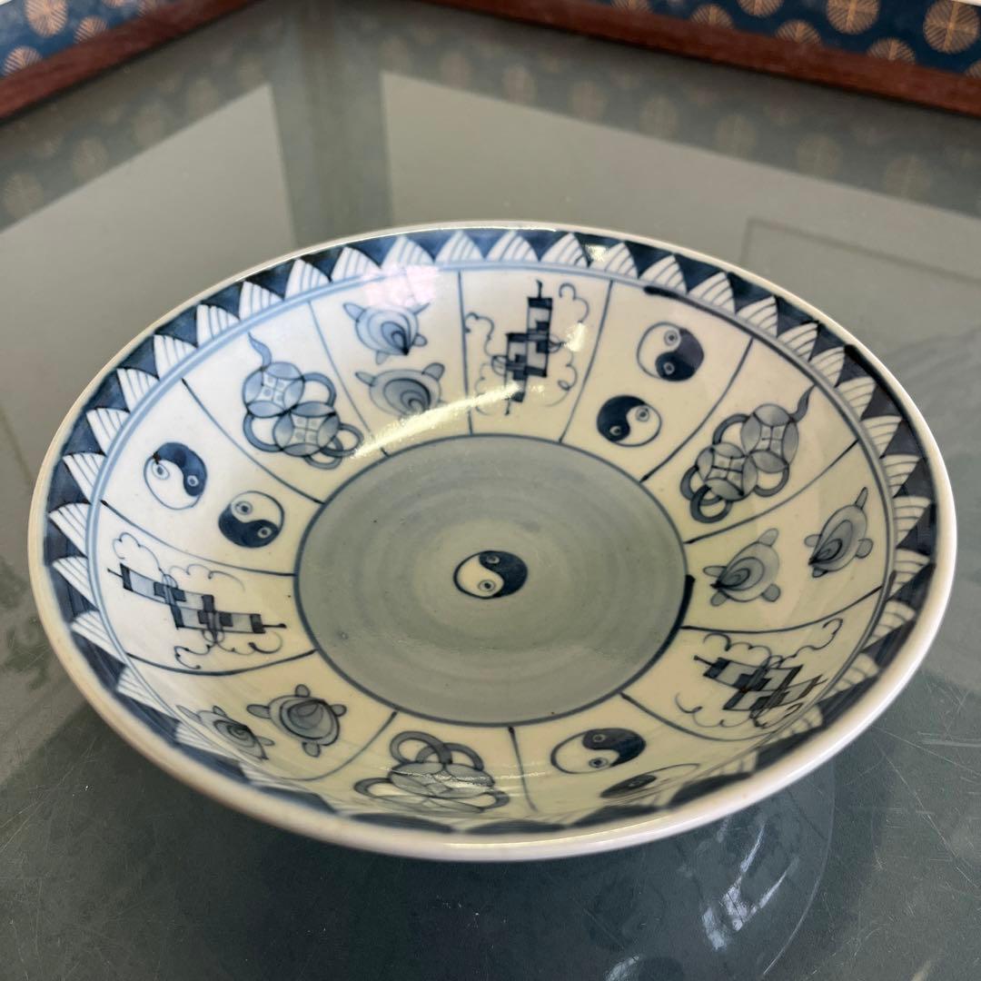 佐藤走波67才　染付菓子鉢　鉢碗 盛り鉢