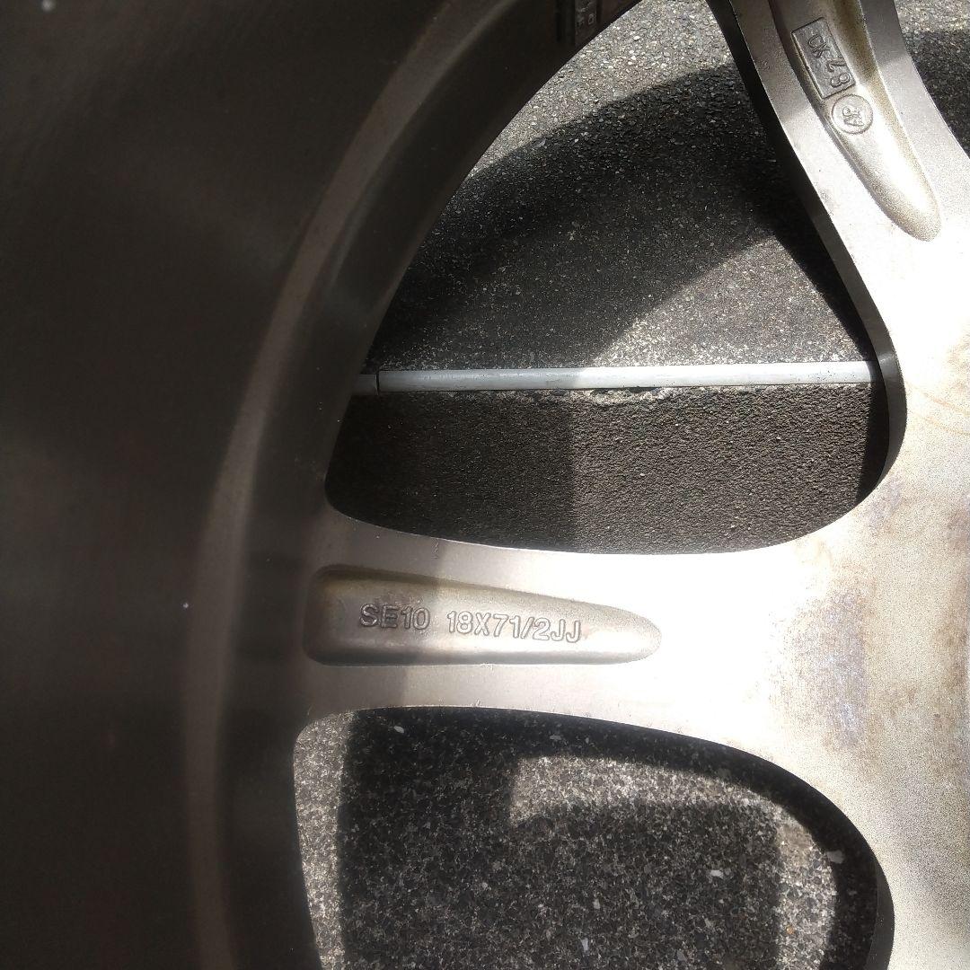 再値下げしました。 ガンメタ 18インチ 7.5j +42 pcd100