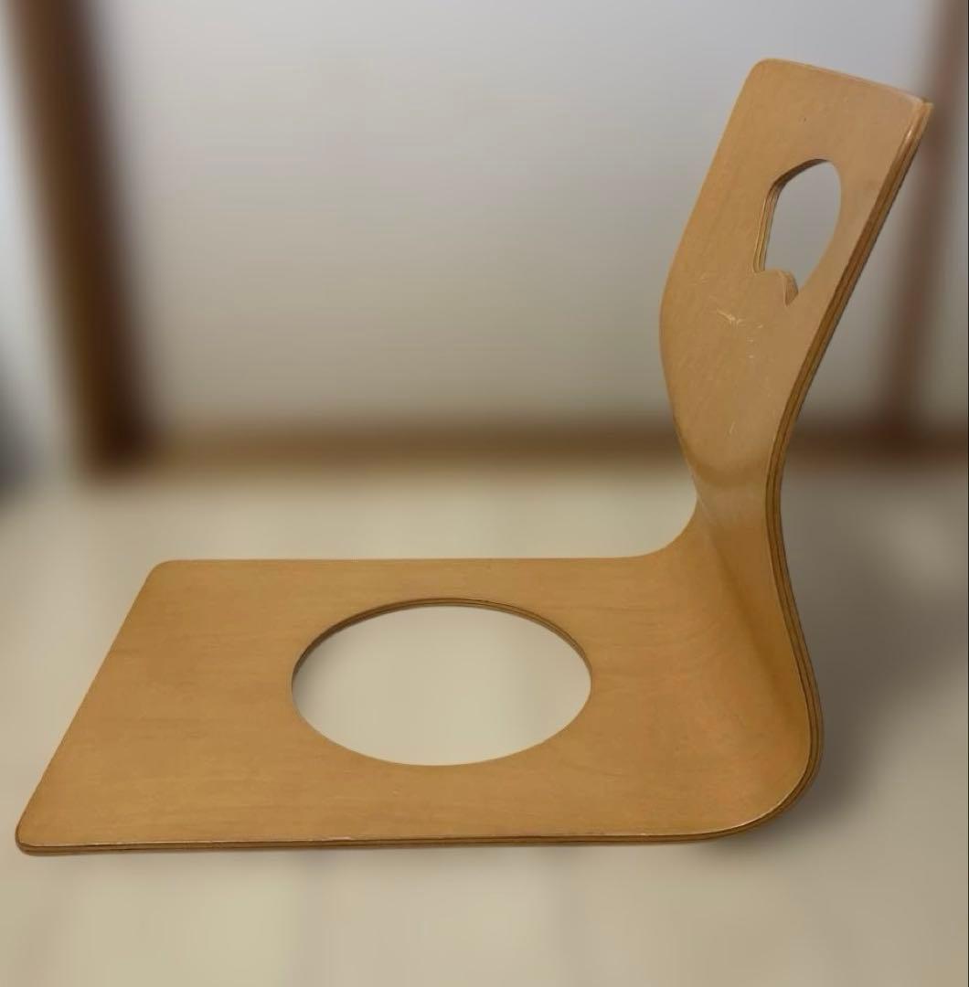 ニトリ 木製座椅子 曲木 和座椅子 旅館風椅子 - メルカリ