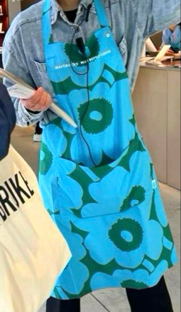 ☺︎新品未使用 マリメッコ×ブルーボトルコーヒー コラボ エプロン