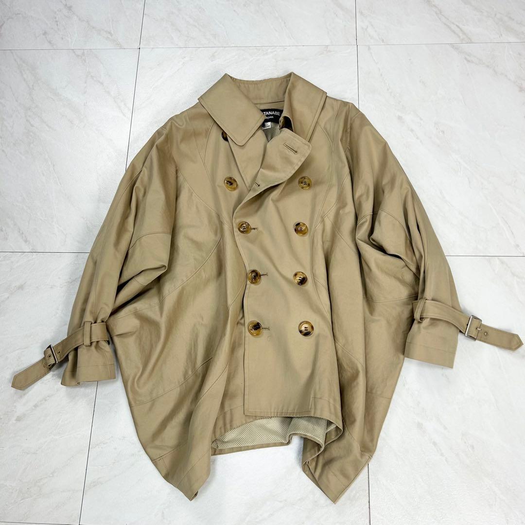 ジュンヤワタナベコムデギャルソン 変形 ポンチョ トレンチコート XS