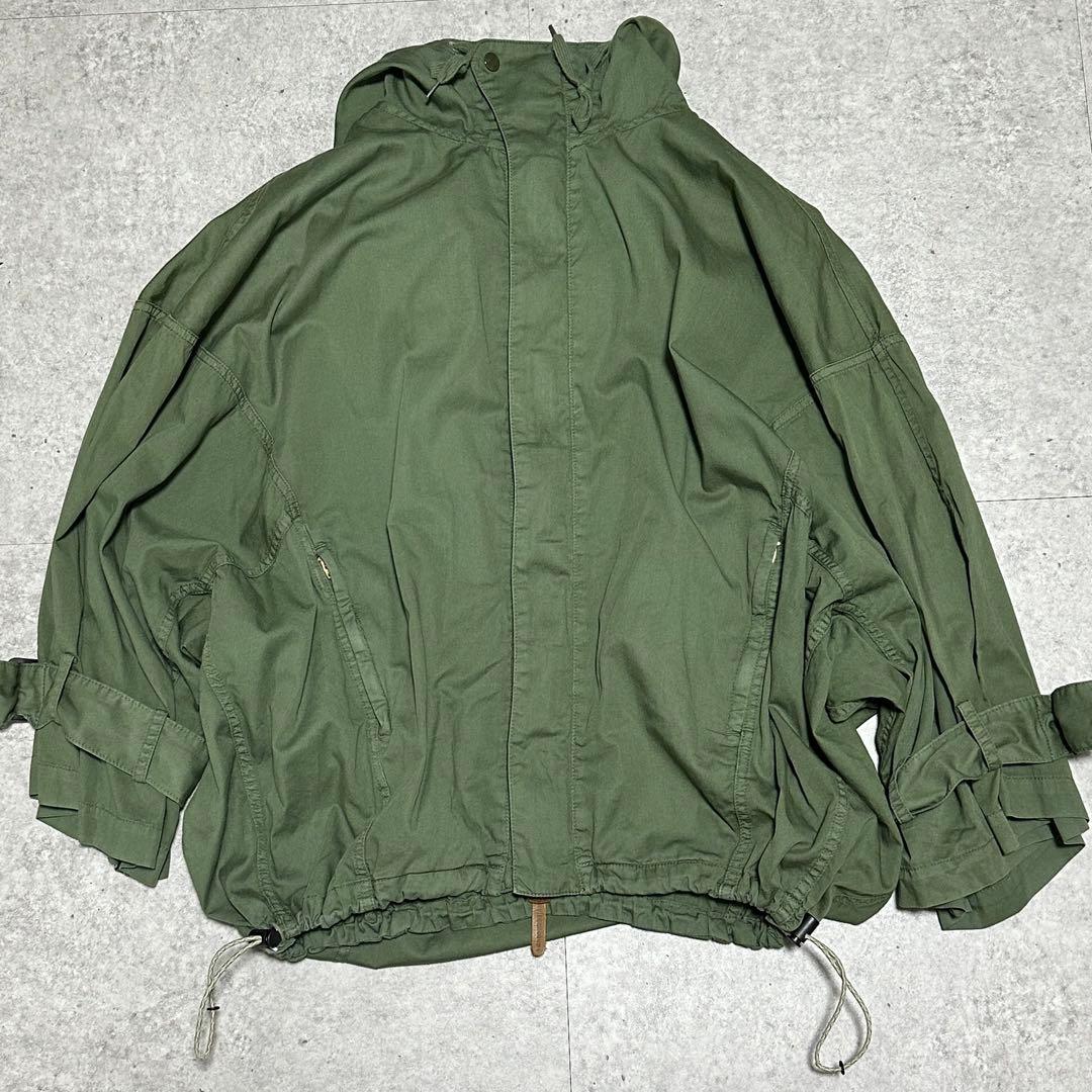 mercibeaucoup, ドルマンスリーブ アウター カーキ - メルカリ