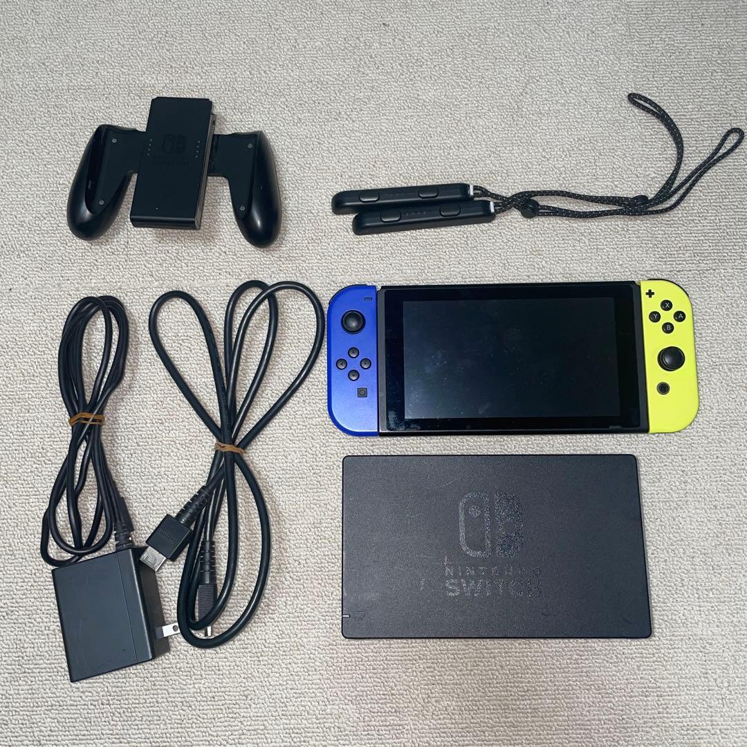 美品】Nintendo Switch 本体セット（箱なし）動作確認済み - メルカリ