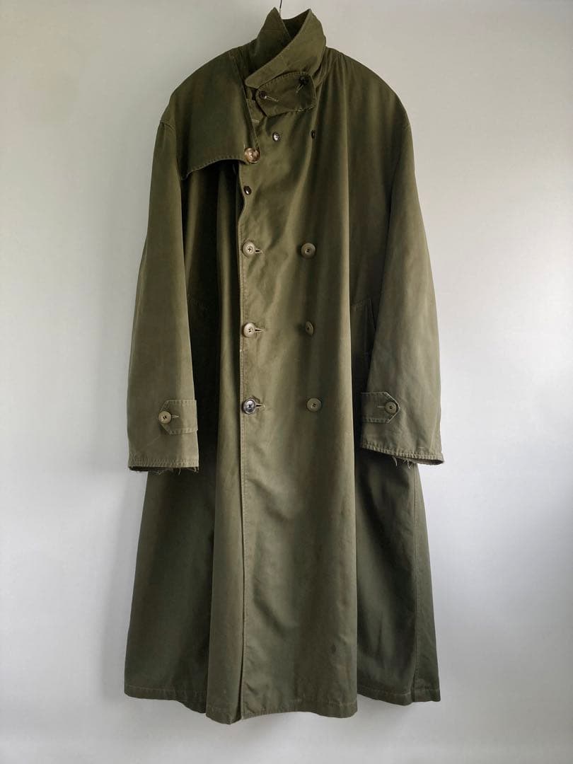 ジャケット・アウター 50s French Military Officer Trench Coat s-l400.jpg